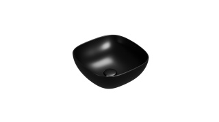 GLOBO umywalka nablatowa 38 × 38 cm Nero Opaco