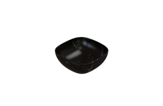 GLOBO umywalka nablatowa 38 × 38 cm Portoro Nero