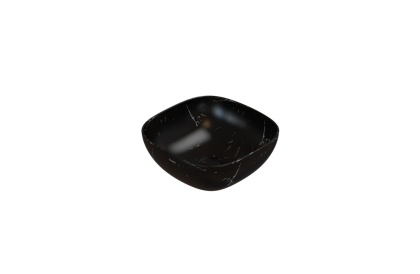 GLOBO umywalka nablatowa 38 × 38 cm Portoro Nero
