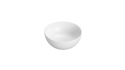 GLOBO umywalka nablatowa Ø37 cm Bianco Opaco