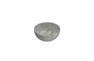 GLOBO umywalka nablatowa Ø37 cm Arabescato Chiaro