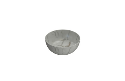 GLOBO umywalka nablatowa Ø37 cm Arabescato Chiaro