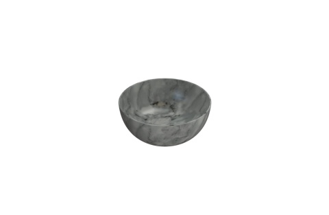 GLOBO umywalka nablatowa Ø37 cm Arabescato Grigio