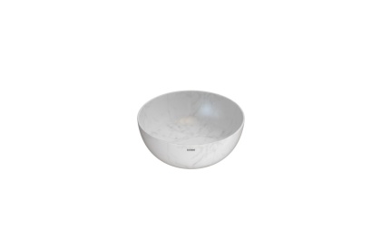 GLOBO umywalka nablatowa Ø37 cm Marmo di Carrara
