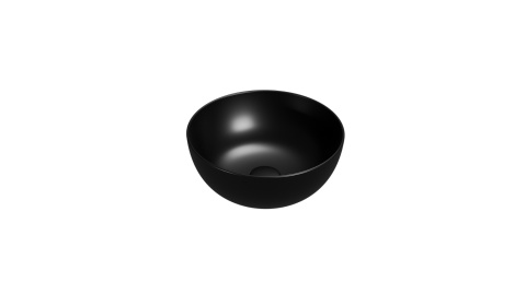 GLOBO umywalka nablatowa Ø37 cm Nero Opaco