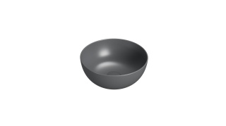 GLOBO umywalka nablatowa Ø37 cm Smoke