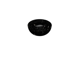 GLOBO umywalka nablatowa Ø42 cm Portoro Nero