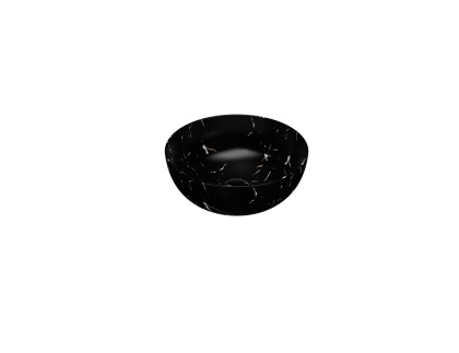 GLOBO umywalka nablatowa Ø42 cm Portoro Nero