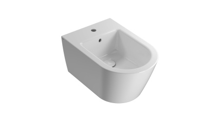 GLOBO bidet wiszący - Forty3 - biały połysk