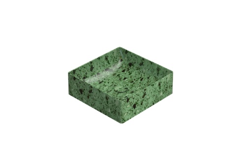 GLOBO umywalka 42 × 42 cm Graniglia Verde
