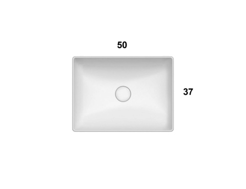 GLOBO umywalka 50 × 37 cm Cachemire