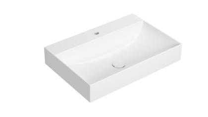 GLOBO umywalka nablatowa 70 × 47 cm Bianco Opaco