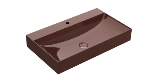 GLOBO umywalka nablatowa 80 × 47 cm Cherry