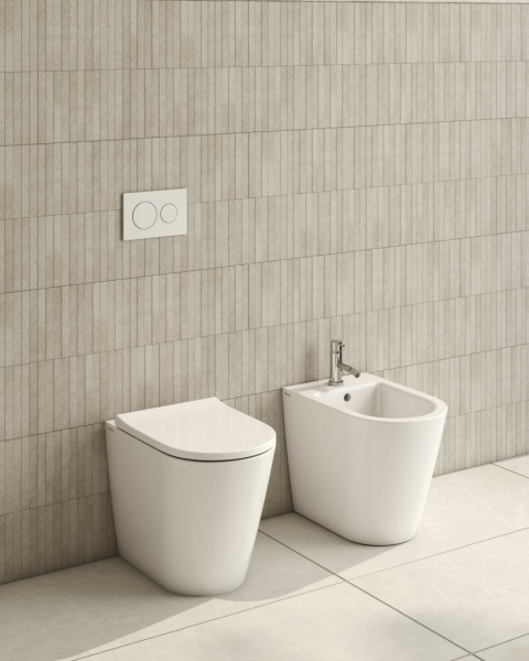 GLOBO bidet stojący - Forty3 - biały połysk