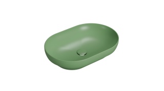 GLOBO umywalka wpuszczana w blat 60 × 41 cm - Veronese