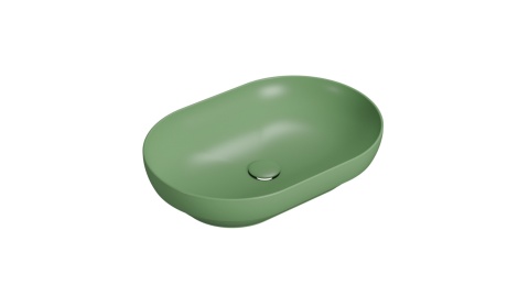 GLOBO umywalka wpuszczana w blat 60 × 41 cm - Veronese