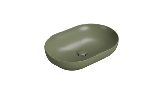 GLOBO umywalka wpuszczana w blat 60 × 41 cm - Felce