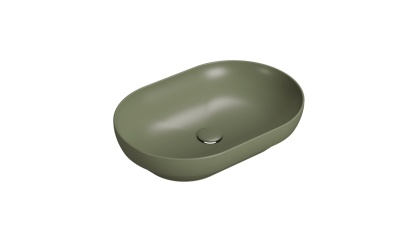 GLOBO umywalka wpuszczana w blat 60 × 41 cm - Felce
