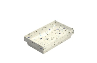 GLOBO umywalka wpuszczana w blat 61 × 37 cm - Graniglia Beige