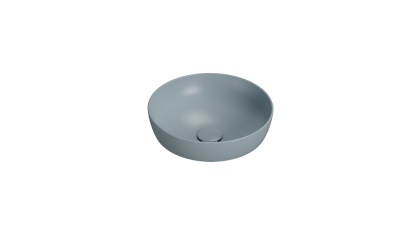 GLOBO umywalka wpuszczana w blat Ø37 cm - Bluette