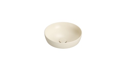 GLOBO umywalka wpuszczana w blat Ø37 cm - Crema