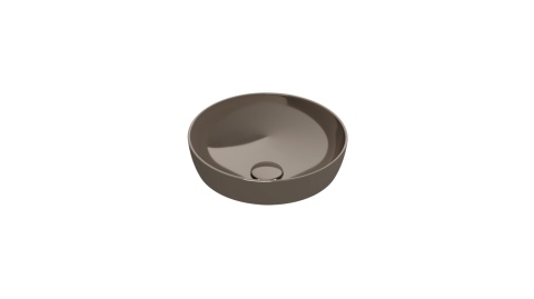 GLOBO umywalka wpuszczana w blat Ø37 cm - Ottone antico