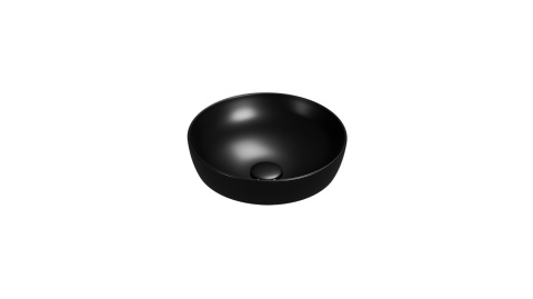 GLOBO umywalka wpuszczana w blat Ø37 cm - Nero Opaco