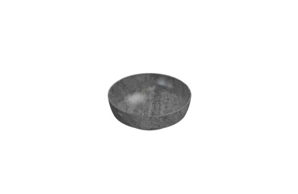 GLOBO umywalka wpuszczana w blat Ø37 cm - Striato Grigio