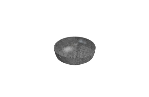 GLOBO umywalka wpuszczana w blat Ø37 cm - Striato Grigio