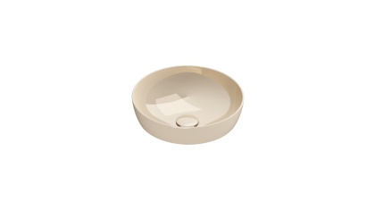 GLOBO umywalka wpuszczana w blat Ø37 cm - Sand