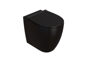 GLOBO miska WC stojąca - 4ALL - Nero Opaco