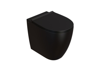 GLOBO miska WC stojąca - 4ALL - Nero Opaco