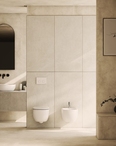 GLOBO miska WC wisząca bezkołnierzowa - Daily - Bianco Opaco