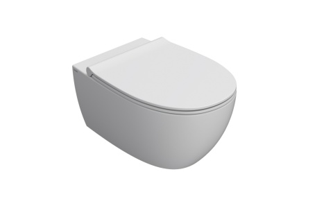 GLOBO miska wc wisząca bezkołnierzowa - 4ALL - Bianco Opaco