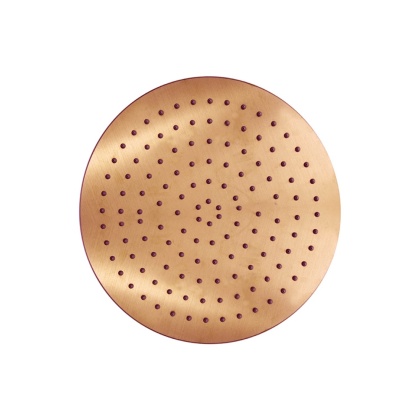 Ramon Soler deszczownica okrągła 250 mm szczotkowana miedź