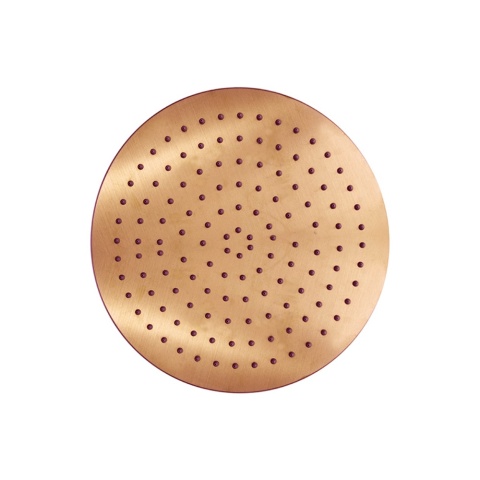 Ramon Soler deszczownica okrągła 250 mm szczotkowana miedź