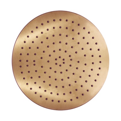 Ramon Soler deszczownica okrągła 300 mm szczotkowana miedź