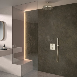 Ramon Soler deszczownica okrągła sufitowa 312 mm chrom