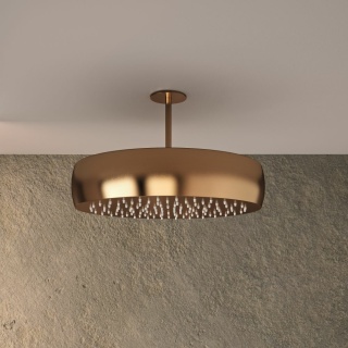 Ramon Soler deszczownica okrągła 312 mm szczotkowana miedź