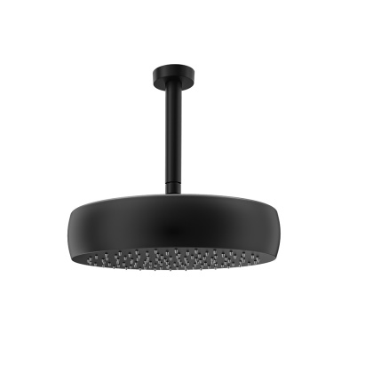 Ramon Soler deszczownica okrągła sufitowa 312 mm czarny mat