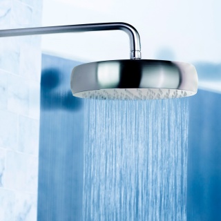 Ramon Soler deszczownica okrągła z ramieniem 300 mm szczotkowana stal