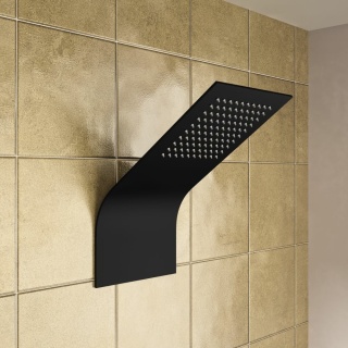 Ramon Soler deszczownica ścienna ultracienka czarny mat