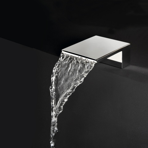 Ramon Soler kwadratowa wylewka do wanny WATERFALL chrom