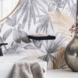 Ramon Soler mydelniczka ścienna ERGOS czarny mat