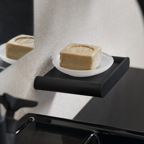 Ramon Soler mydelniczka ścienna ERGOS czarny mat