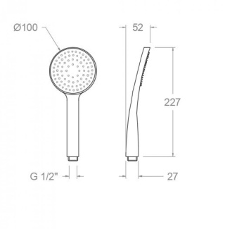 Ramon Soler słuchawka prysznicowa chrom
