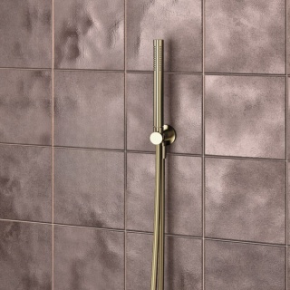 Ramon Soler słuchawka prysznicowa cylindryczna szczotkowane złoto