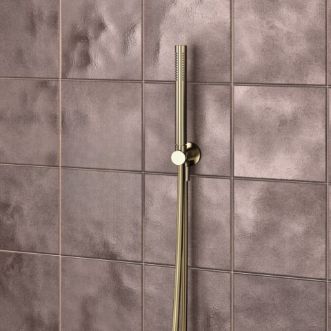 Ramon Soler słuchawka prysznicowa cylindryczna szczotkowane złoto