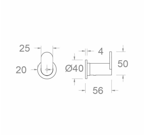 Ramon Soler uchwyt ERGOS szczotkowana miedź