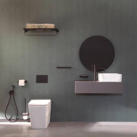 Ramon Soler wieszak na ręcznik 250 mm ERGOS czarny mat